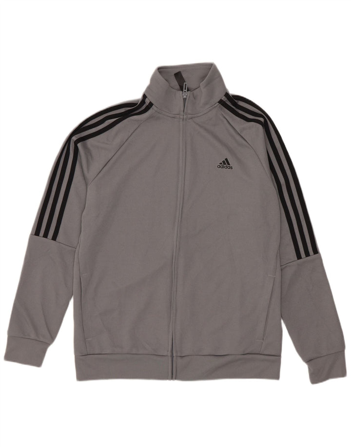 Veste de survêtement Adidas Garçon Aeroready 13-14 ans Gris Polyester
