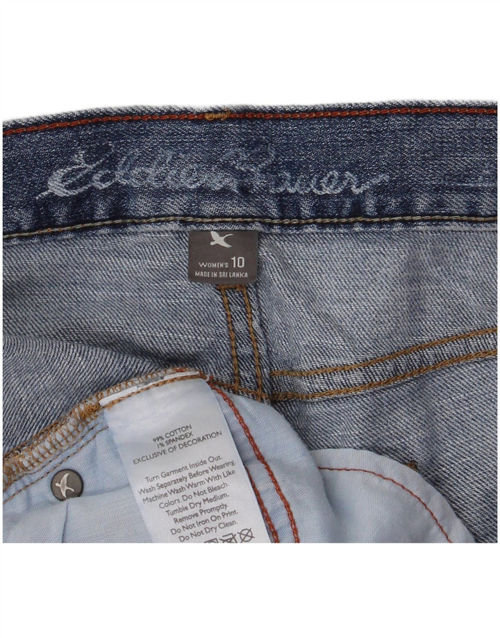 Eddie Bauer Short en jean pour femme US 12 Large W34 Bleu Coton
