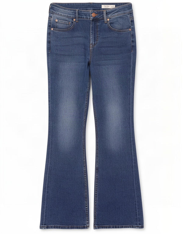 Marks & Spencer Jean bootcut The Eva pour femme UK 12 Medium W28 L30 Bleu
