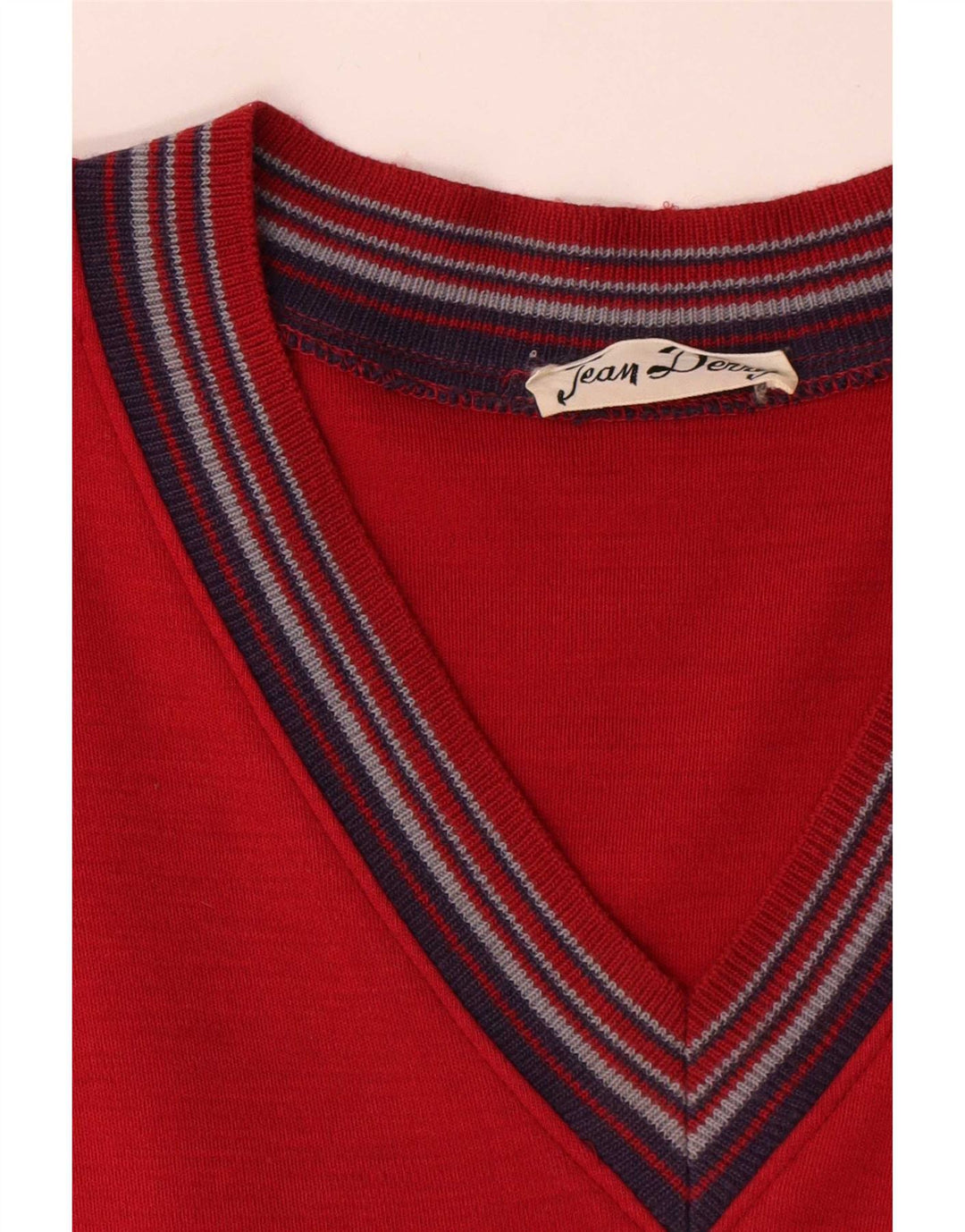 vintage Femme Robe A-Line UK 12 Rouge Moyen