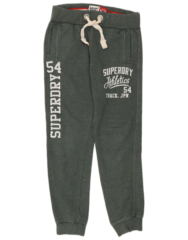 Superdry Pantalon De Survêtement Graphique Joggers Small Vert Coton Homme
