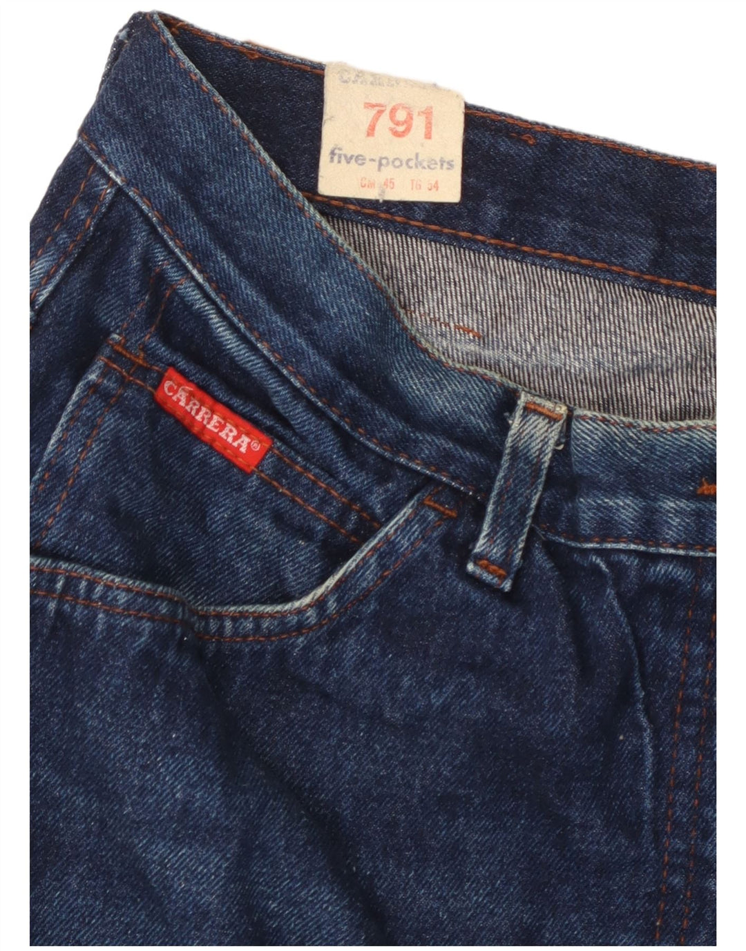 Carrera Femme Jupe En Jean W36 XL Bleu Marine Coton