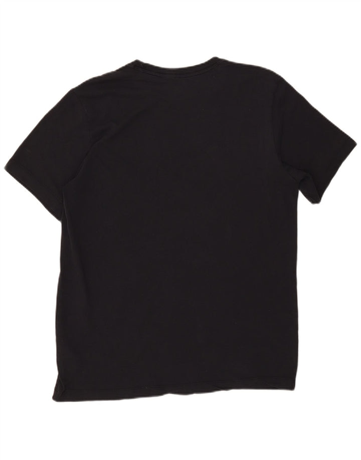 Nike T-shirt Dri Fit pour homme en coton noir moyen