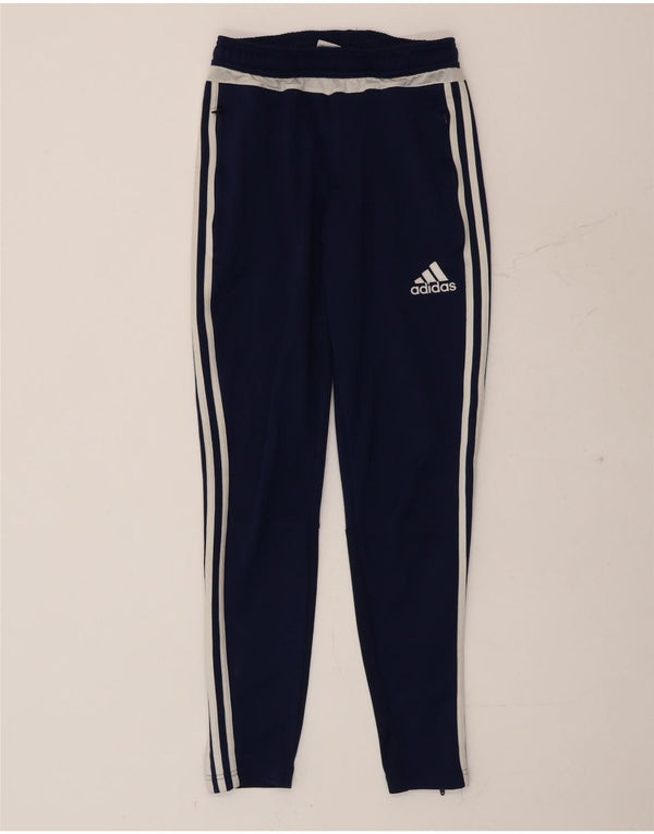 Adidas Mens Climacool Tracksuit Trousers XS Navy Blue Colourblock Polyester
