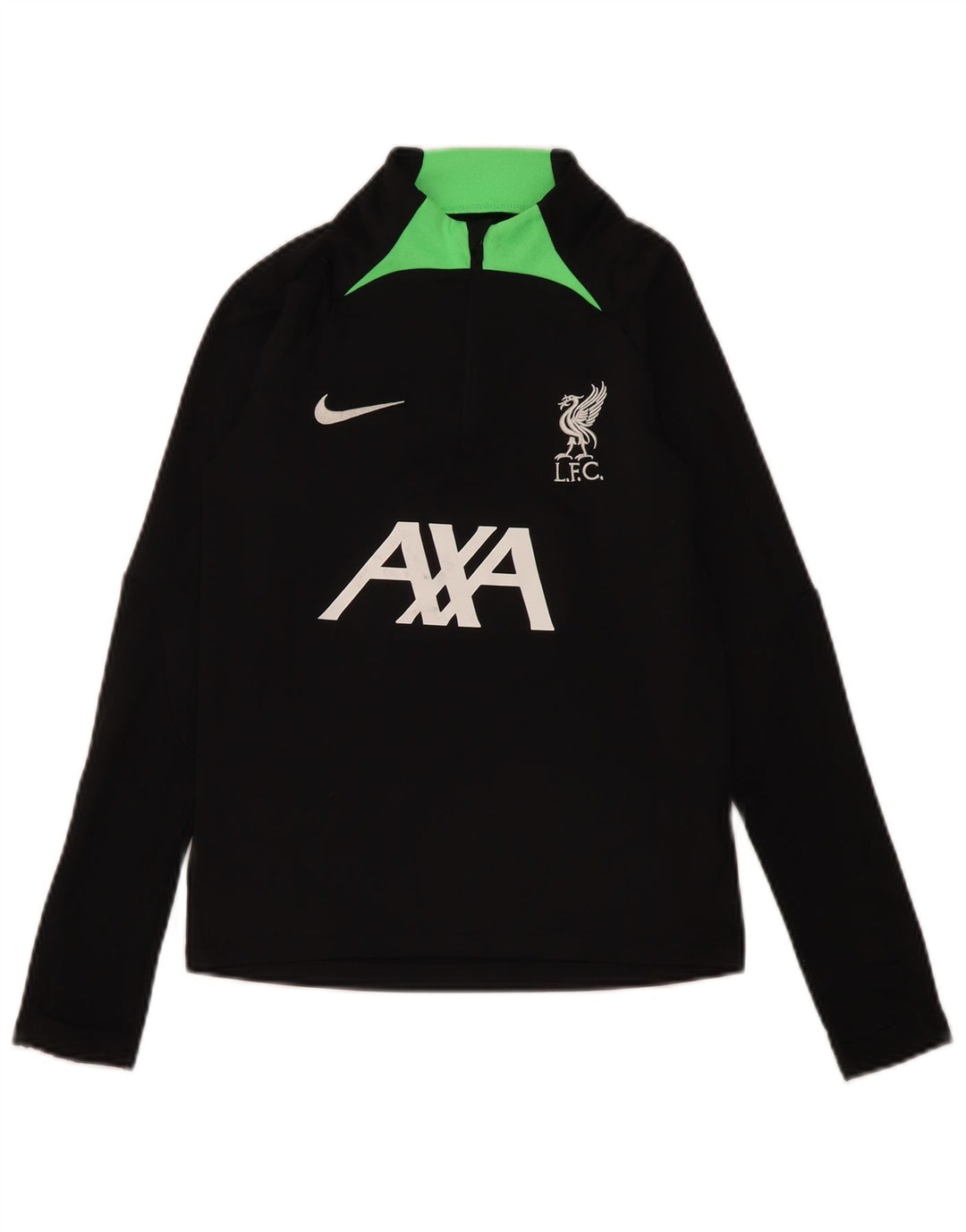 Nike Haut de survêtement à col zippé pour garçon 10-11 ans Noir moyen