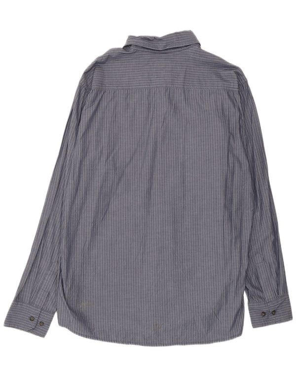 Wrangler Chemise Homme XL Bleu Rayé Coton