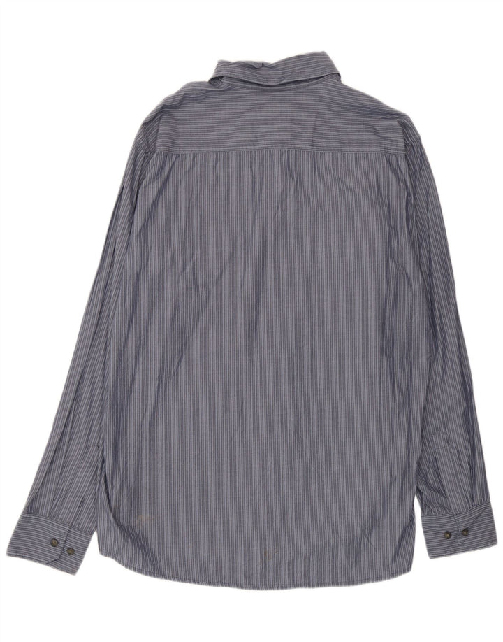 Wrangler Chemise Homme XL Bleu Rayé Coton