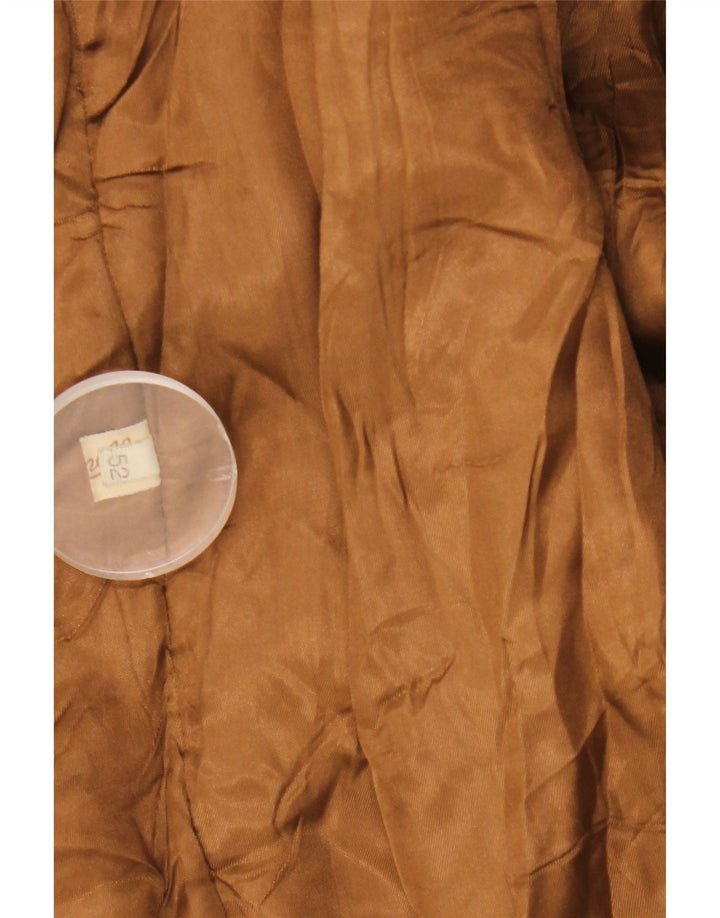 Manteau en cuir homme vintage IT 52 XL cuir marron