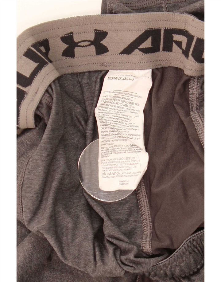 Under Armour Short de Sport Homme Gris Moyen Polyester