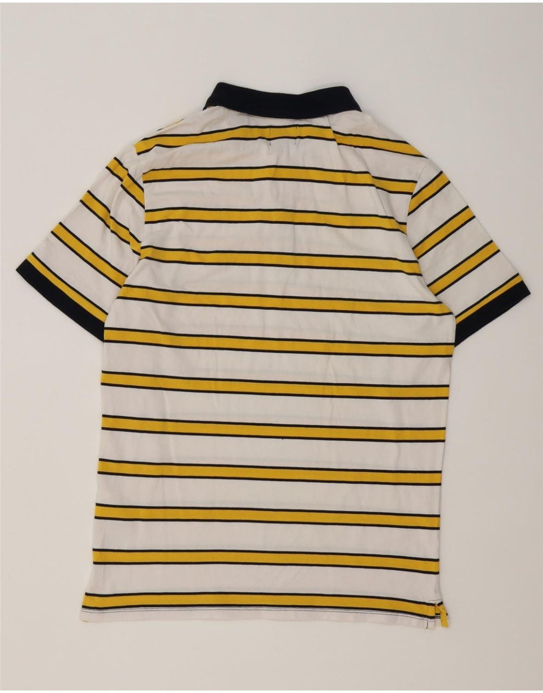 Guess Polo Homme Grand Coton Rayé Blanc
