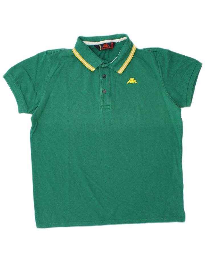 Kappa Polo Homme Vert Moyen Coton