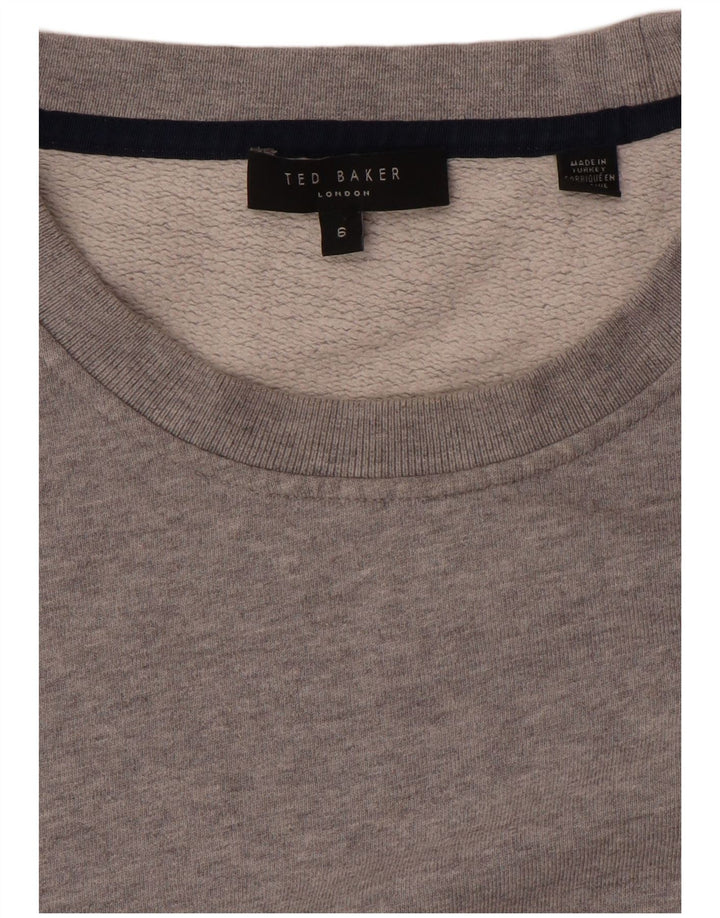 TED BAKER Sweat-shirt pour homme Taille 6 2XL Gris