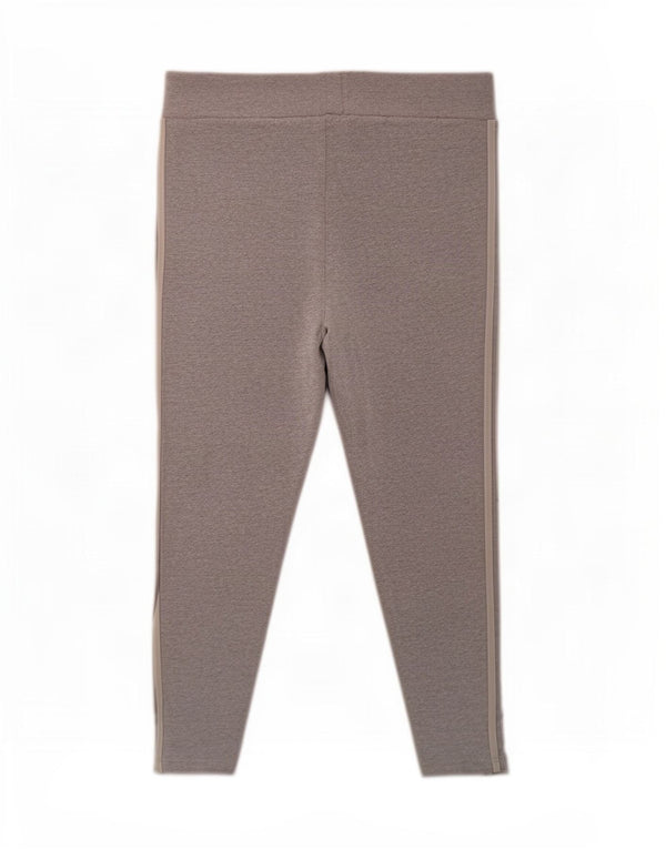 Adidas Leggings Femme UK 20 2XL Gris Moucheté Coton
