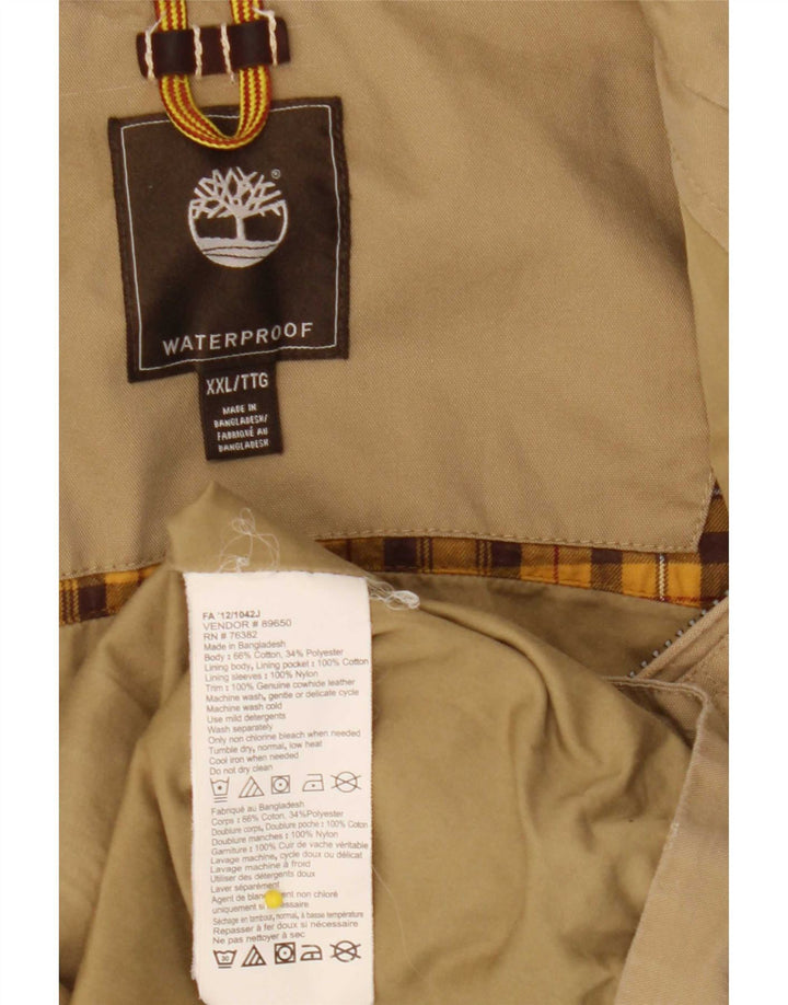 Timberland Veste Bomber Homme UK 44 2XL Coton Beige