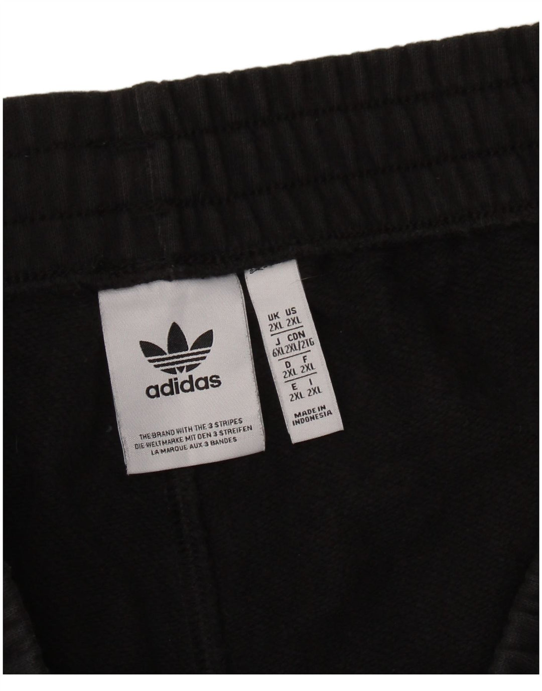 Adidas Pantalon de survêtement pour homme Joggers 2XL Coton noir