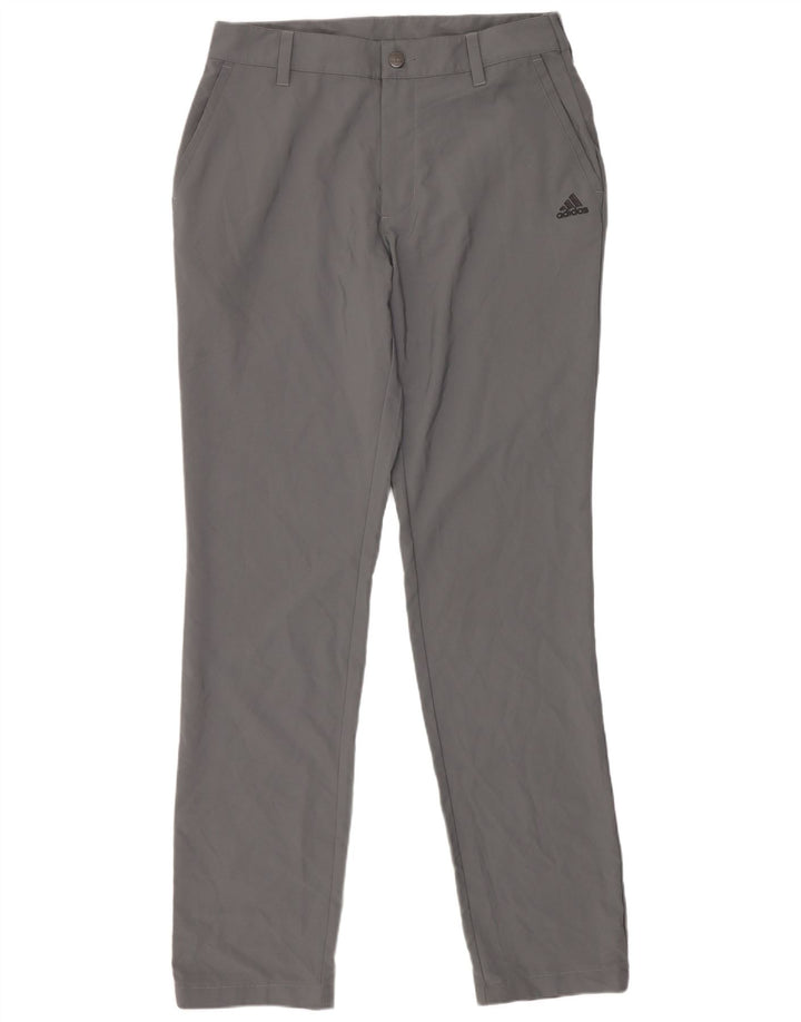 Adidas Pantalon Chino Slim Fit Femme W30 L34 Gris Polyester