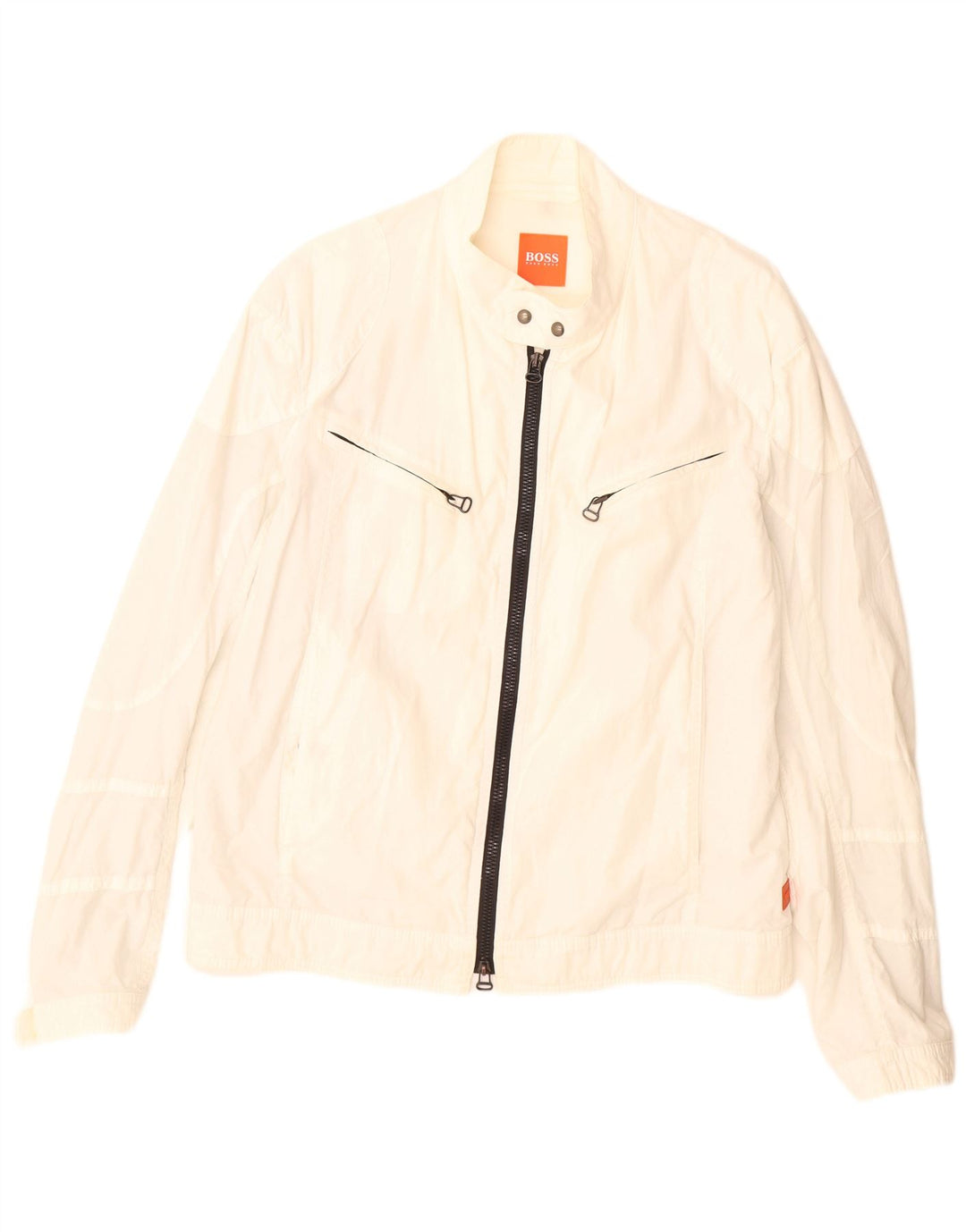 Hugo Boss Veste utilitaire pour homme EU 50 Large Blanc