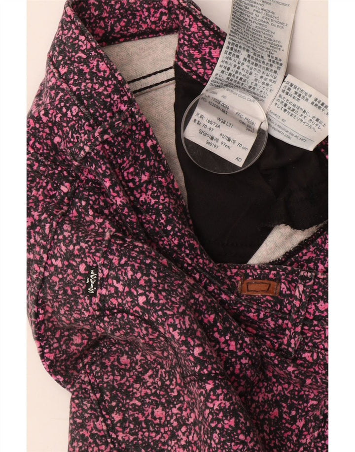 LEVI'S Pantalon décontracté skinny femme W28 L31 Coton à pois rose