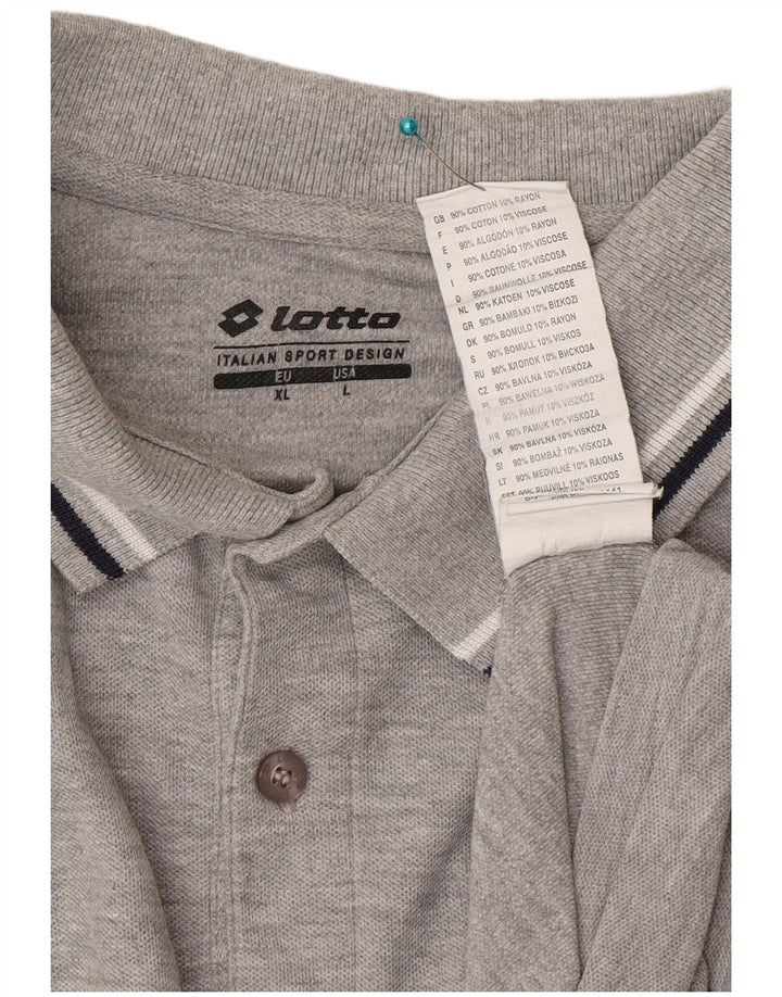 Polo Homme Lotto XL Gris Coton