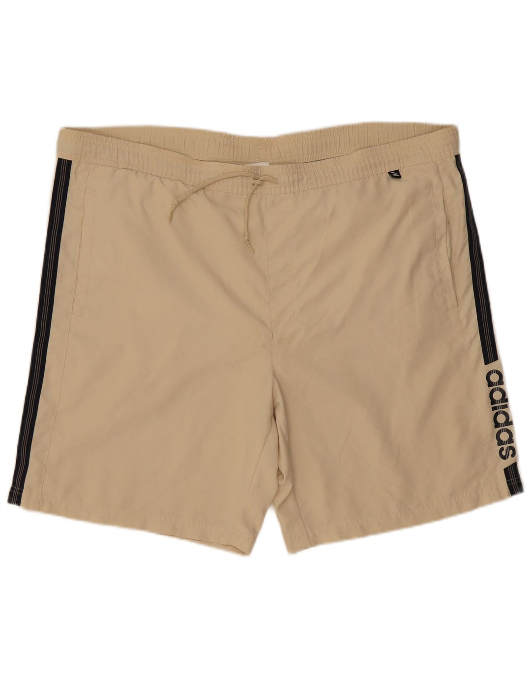 Adidas Short de sport graphique pour homme XL Beige