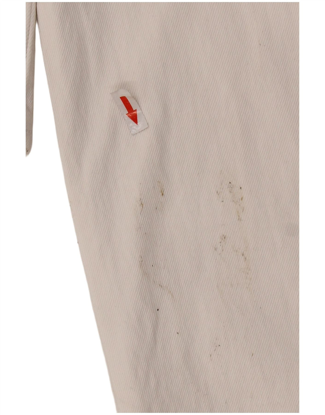 Zara Combinaison en jean pour femme UK 14 Grand coton blanc