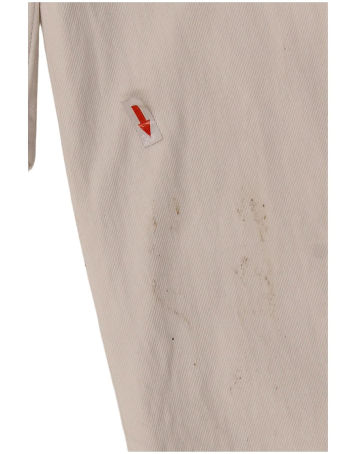 Zara Combinaison en jean pour femme UK 14 Grand coton blanc