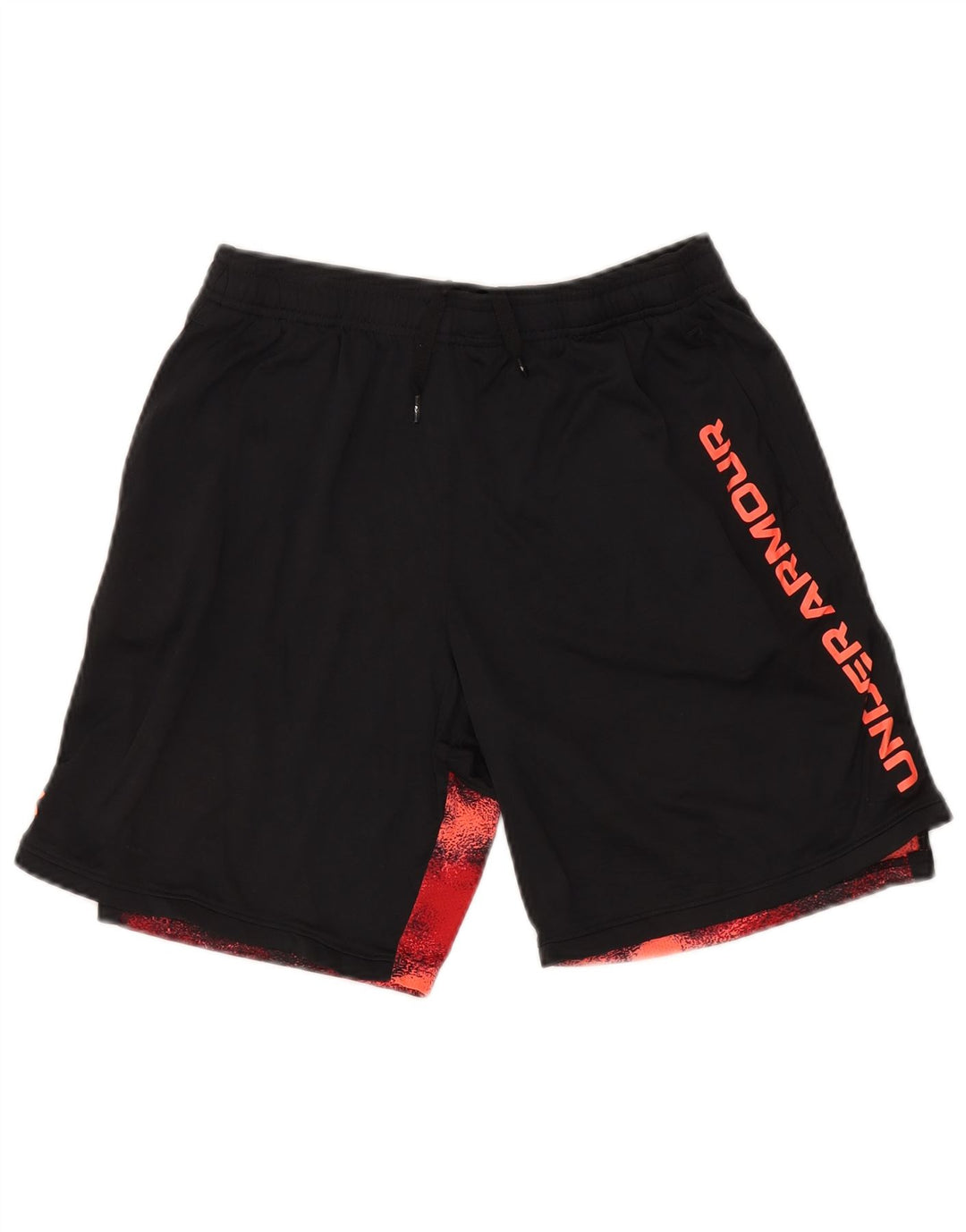 UNDER ARMOUR Short de sport à motif abstrait pour garçon 13-14 ans XL Noir