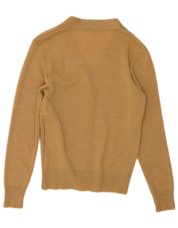 SCHOELLER Pull Cardigan Femme EU 40 Beige Moyen Polyacrylique