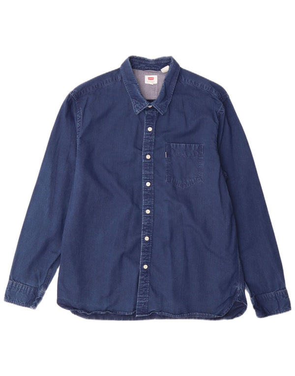 Levi's Chemise en Jean Garçon 15-16 ans XL Bleu Marine Coton