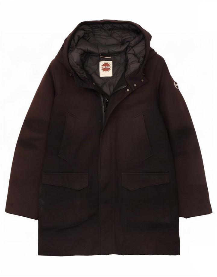 Colmar Manteau matelassé à capuche pour homme IT 58 XL Noir Polyester
