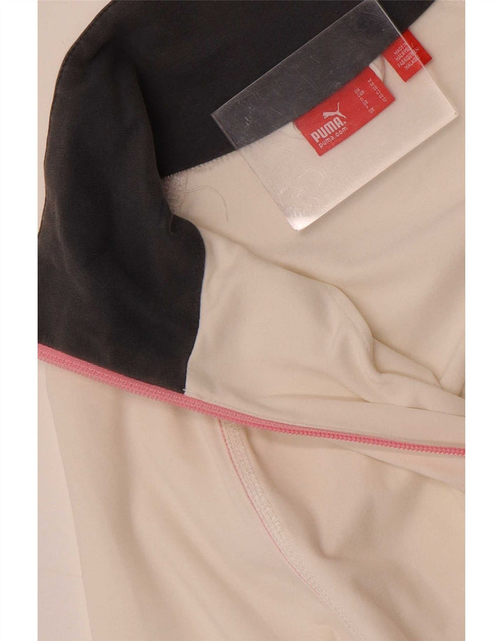 Puma Veste de survêtement pour femme UK 12 Medium Off White