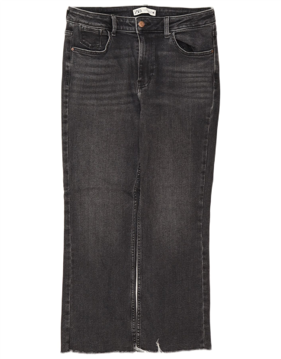 Zara Jean court pour femme EU 40 Medium W30 L26 Gris
