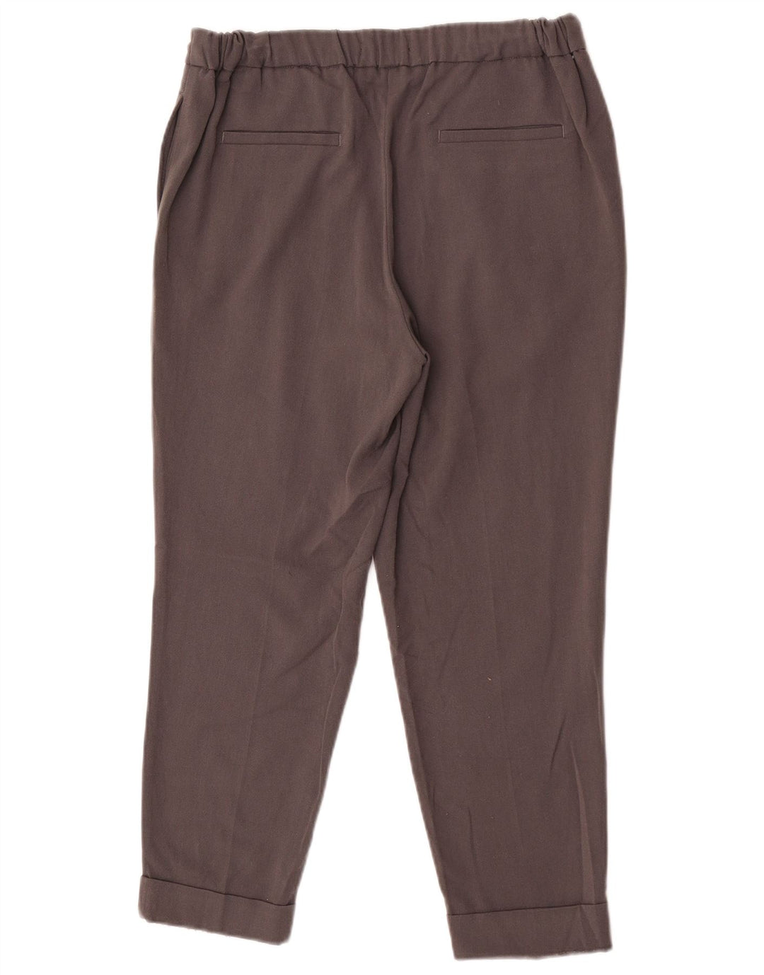Marks & Spencer Pantalon court pour femme UK 12 Medium W30 L25 Gris Polyester