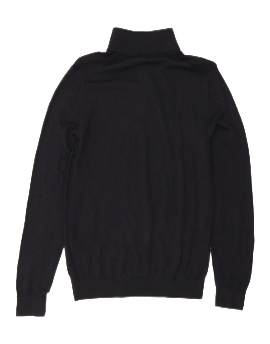 Reiss Pull Col Zippé Homme Laine Noir Moyen