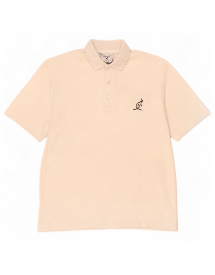 AUSTRALIAN L'ALPINA Polo Homme Petit Blanc Polyester