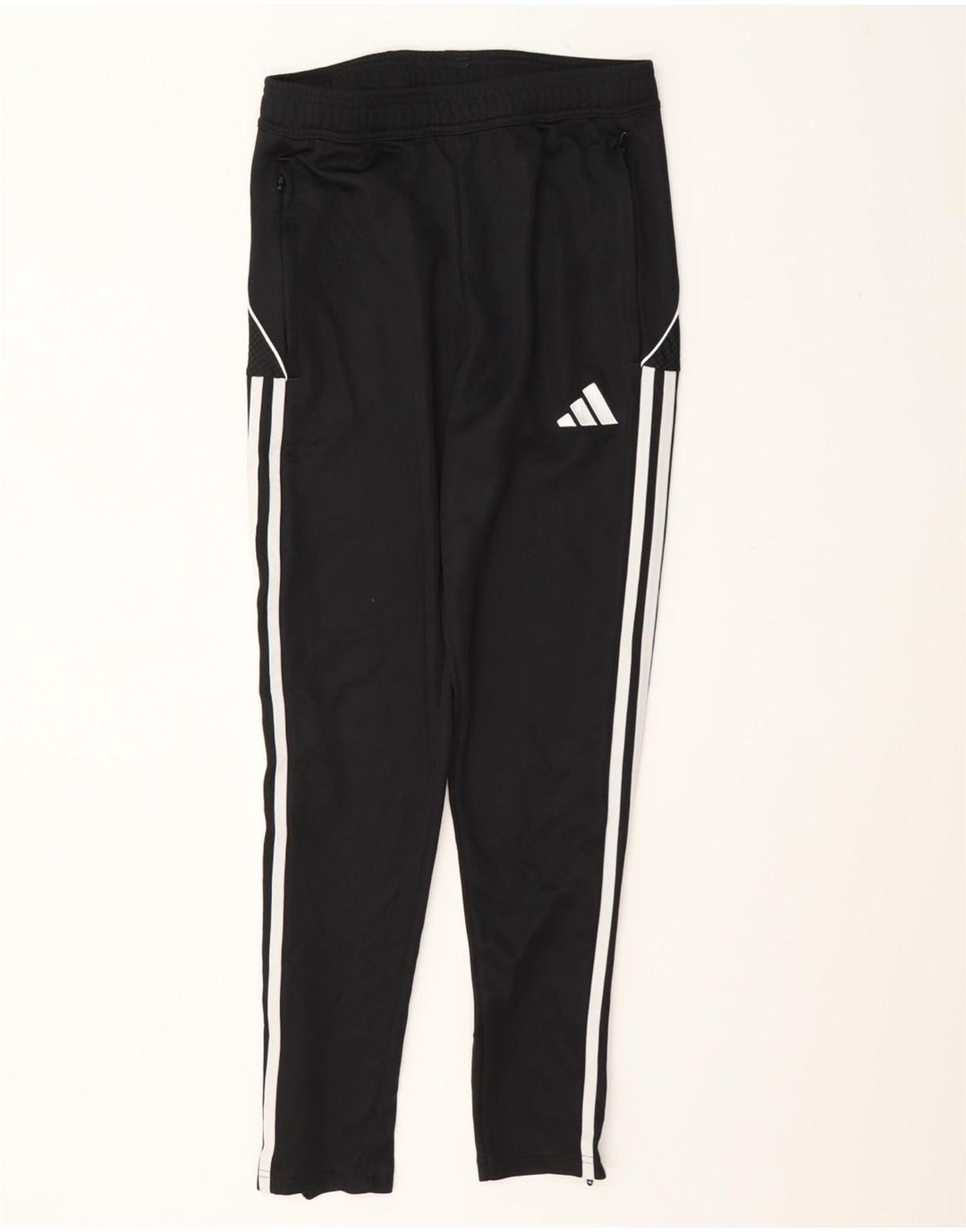 Adidas Pantalon de survêtement coupe slim pour homme, petit, noir, polyester