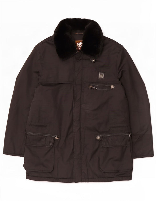 Piero Guidi Veste utilitaire pour homme UK 44 2XL Coton noir