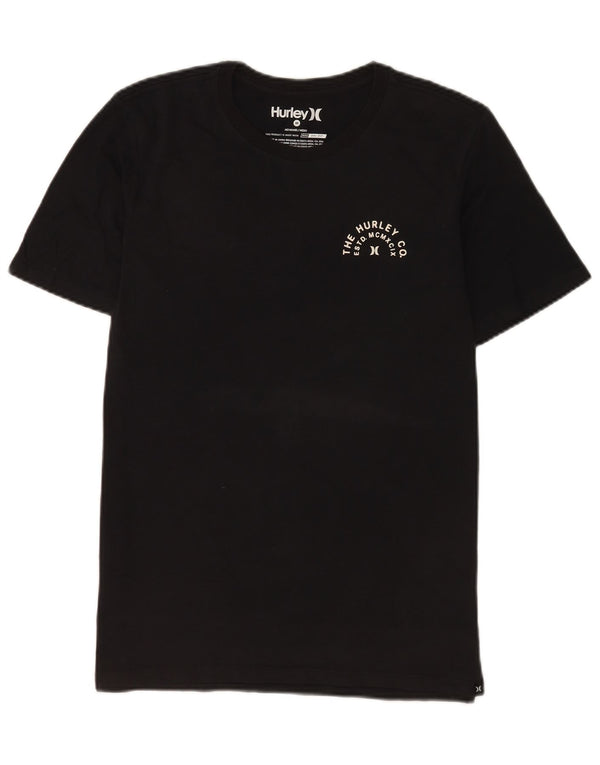 Hurley T-Shirt Graphique Homme Noir Moyen Coton