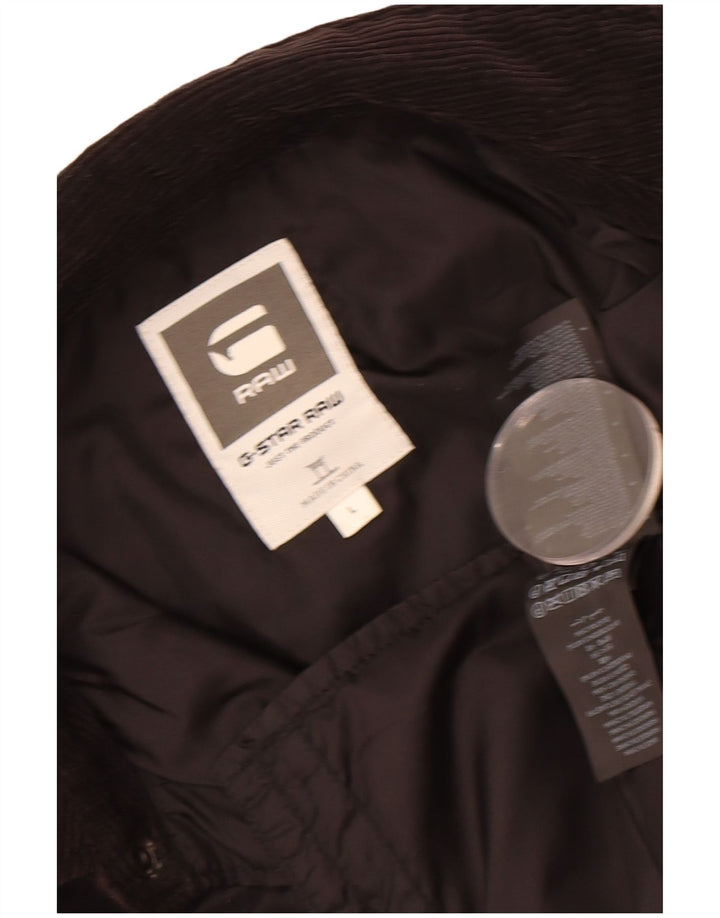 G-STAR Mens Padded Jacket UK 40 Large Black Nylon