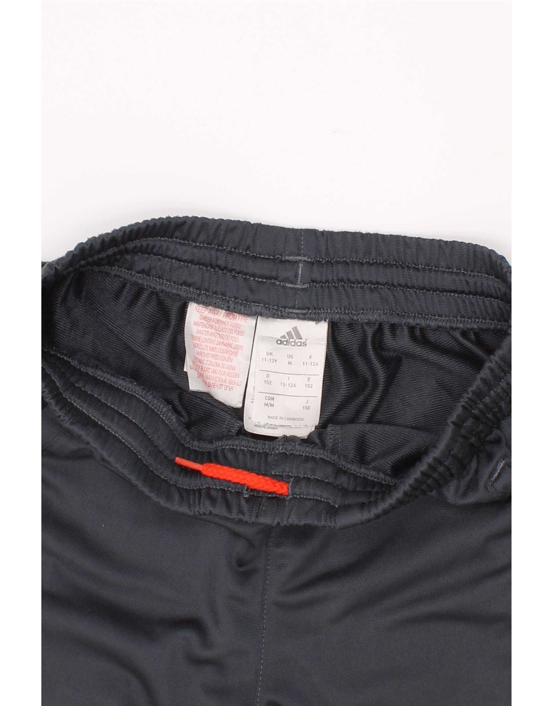 Adidas Short de sport garçon 11-12 ans Gris Polyester