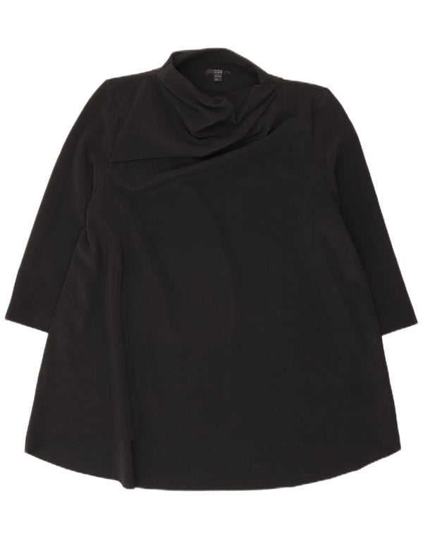 Cos Robe tunique à manches 3/4 pour femme UK 44 Noir moyen Polyester
