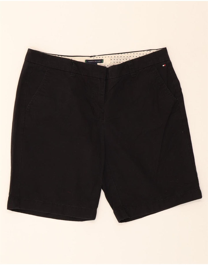 TOMMY HILFIGER Womens Chino Shorts US 8 Medium W32  Black Cotton Vintage Tommy Hilfiger and Second-Hand Tommy Hilfiger from Messina Hembry 