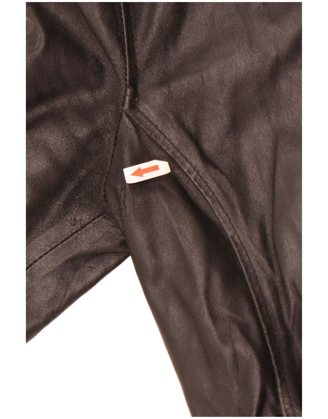 Bayside Manteau en cuir pour femme UK 12 Cuir noir moyen