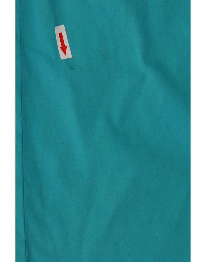 Marks & Spencer Pantalon Capri Femme UK 10 Small W32 L18 Turquoise