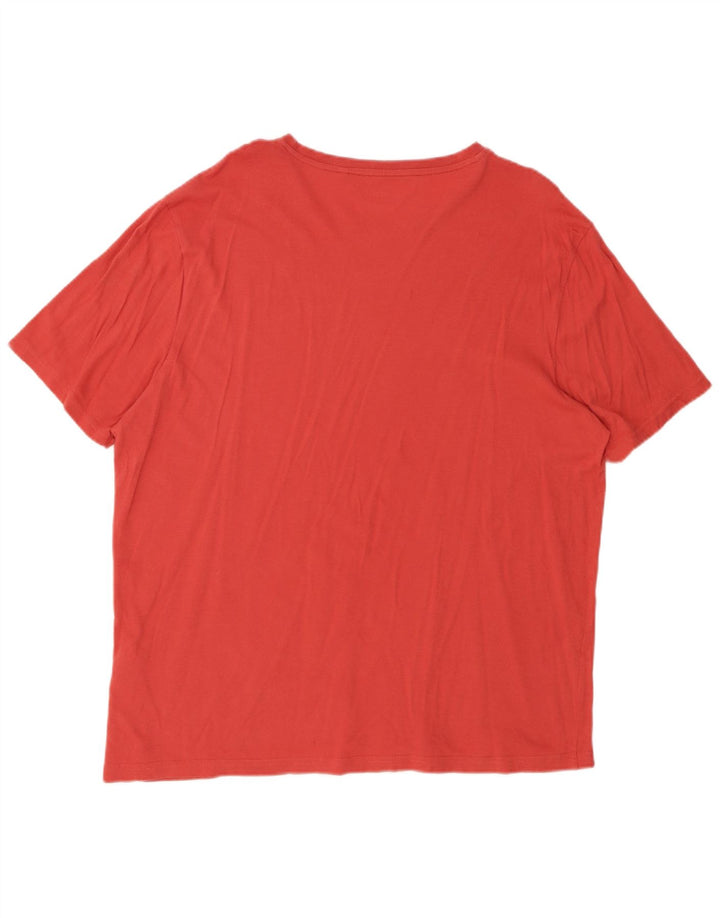 BENCH T-Shirt Femme Top UK 20 2XL Rouge Coton