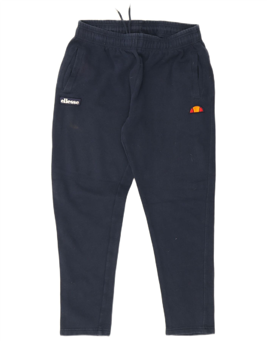 Ellesse Pantalon de survêtement pour femme UK 14 Medium Navy Blue Cotton