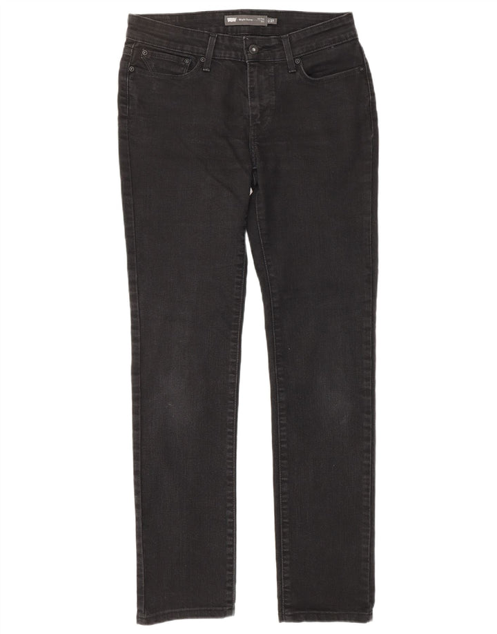 LEVI'S Jean slim légèrement courbé taille moyenne pour femme US 4 Small W27 L27 Gris