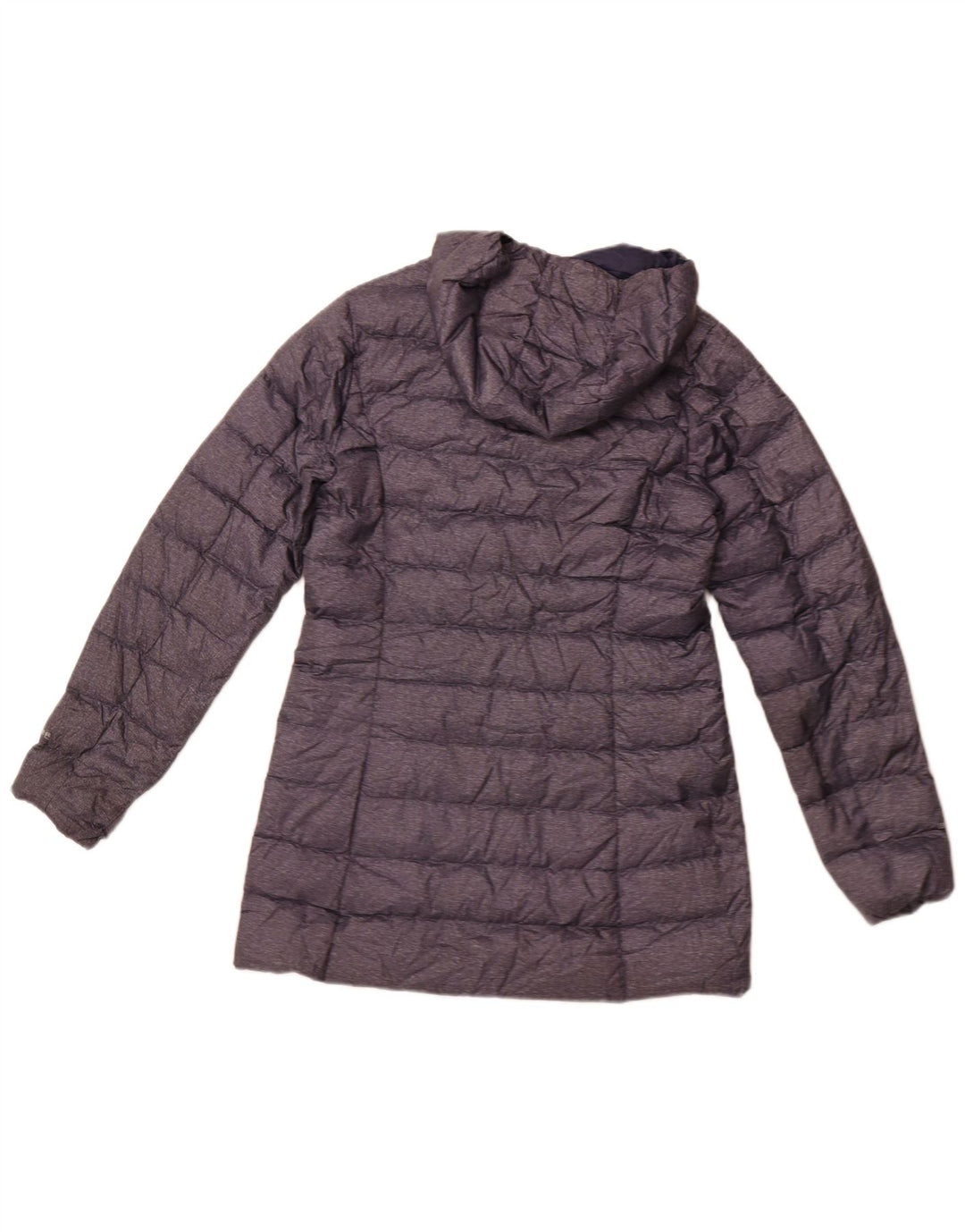 EDDIE BAUER Manteau rembourré à capuche pour femme UK 10 Small Bleu marine Polyester