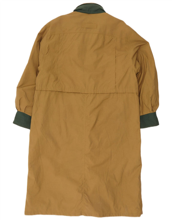 Yessica Trench-Coat Oversize Femme EU 38 Kaki Moyen Colorblock Coton