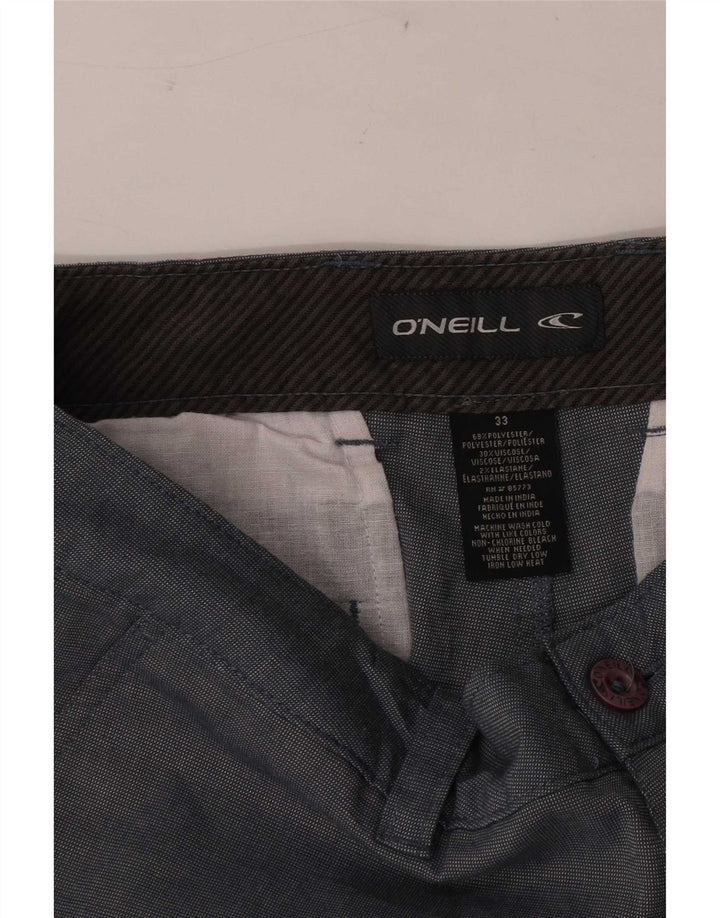 O'Neill Short Chino Homme W33 Coton Colorblock Gris Moyen